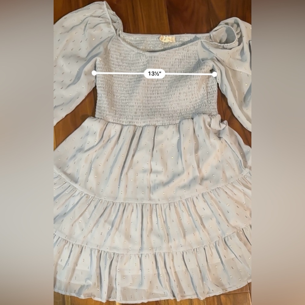 Altar’d State Babydoll Smocked Milkmaid Dress - Picture 6 of 14
